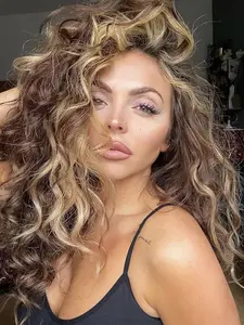 28 Inch Long Brown Synthetic Wigs for Women, Gorgeous Fluffy Body Wave Wigs without Bangs, Synthetic Wigs for Party, Daily Use, Synthetic Wavy Curly Wig