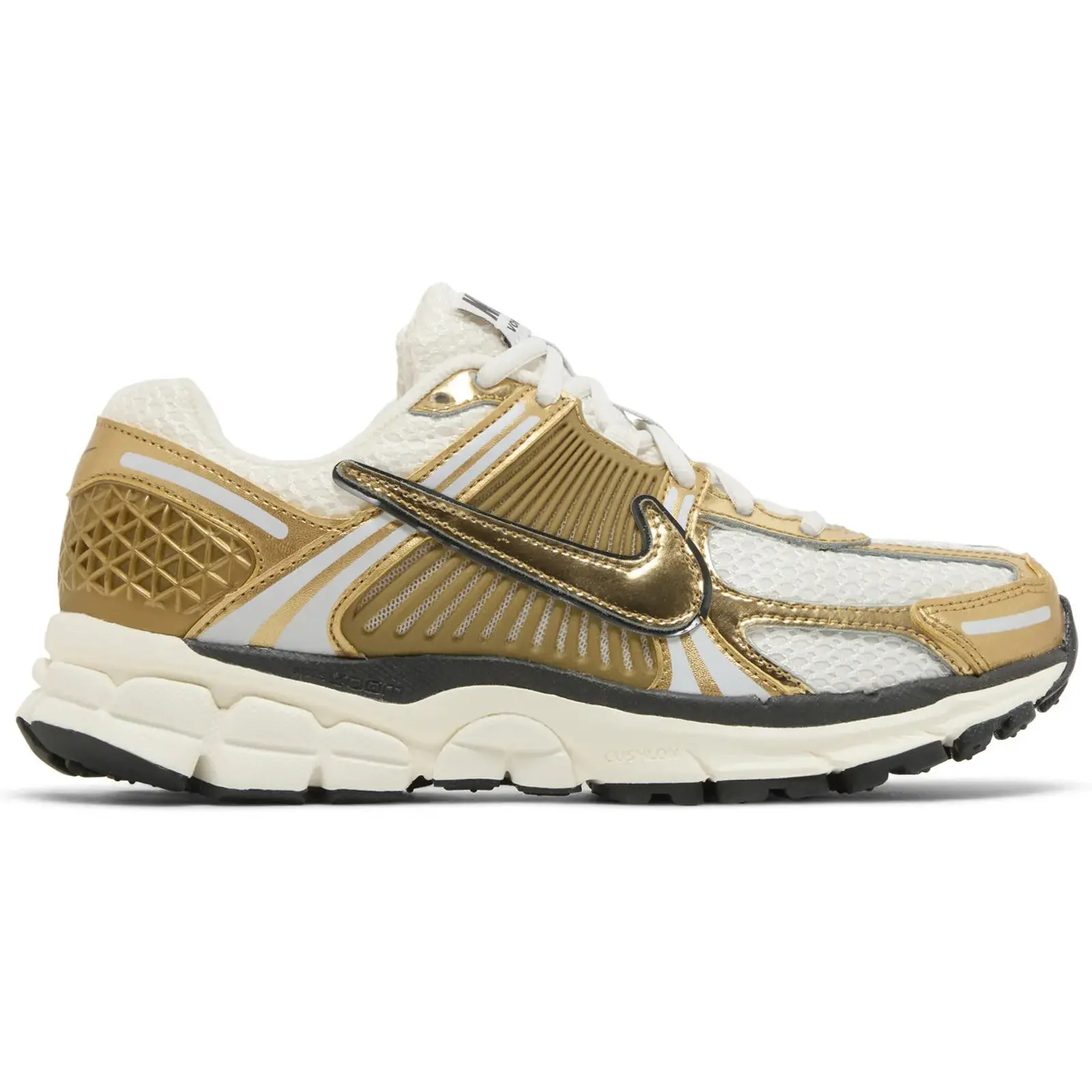 NIKE Zoom Vomero 5 Metallic Gold Women's Sneaker (HF7723-001) - Comfortable Athletic Gym Footwear Sneakers, Mesh Fabric Training Shoe for Casual & Intense Activities, Athletic Gym Sneakers