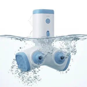 Double Bath Jet for Bathtub - Portable Spa Whirlpool with 2 Stream Nozzles, Adjustable Modes & Speeds - Home Relaxation & Bubble Bath for Kids Playtime & Muscle Recovery