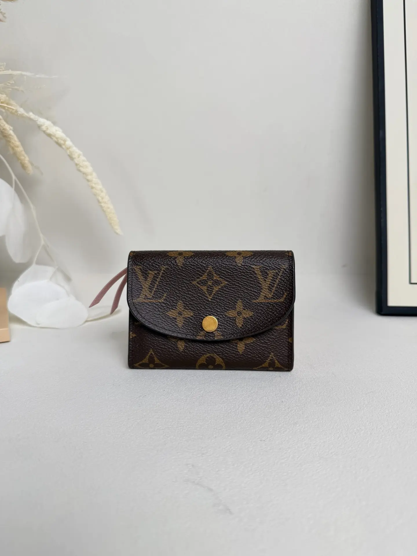 Pre-owned Louis Vuitton Monogram Compact Wallet (Snap Button) CC0014