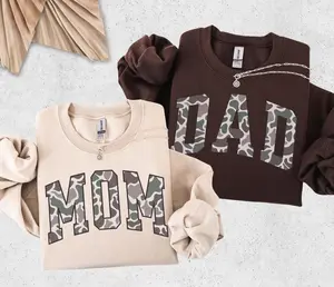 Mom and Dad Matching Sweatshirt, Custom Mama & Dad Shirt, Gift for Mom, Pregnancy Announcement Outfit, New Dad Sweater, Mother's Day Gift, Father's Day Gift