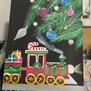 Personalized Christmas Train Decor for Festive Home
