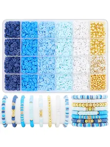 DIY Beaded Bracelet Making Kit, Colorful Acrylic Beads & Accessories, Jewelry Making Supplies for Bracelet & Necklace