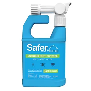 Safer Home Outdoor Mosquito, Tick, Flea & Ant Multi-Insect Killer Hose-End Spray – Made with Natural Oils