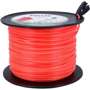 .095-Inch Square Trimmer Line, 3 Pound Grass Trimmer Line for Echo SRM 235 SRM 230 FS 56 RC FS55 R 128LD DCST970X1 RY253SS String Trimmer