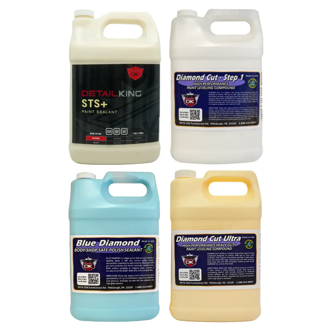 Deluxe High-Performance Car Paint Leveling & Protection Kit, for Car Detailing with Paint Compounds, Sealants, Car Paint Protection
