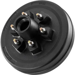 VEVOR Electric Trailer Brake Kit, 12.25x 3.375 Inch, 1 Pair Self-Adjusting Electric Brakes Kit for 8000 lbs Trailer Axle, Backing Plates for Braking System Part Replacement, Fit for Trailers, RVs