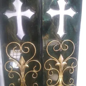 epoxy candle sconces