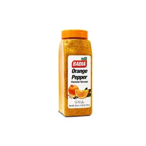 Badia Orange Pepper Seasoning 26 oz Zesty Citrus Blend with Pepper Garlic & Onion for Chicken Seafood & Vegetables Gourmet Cooking Essential