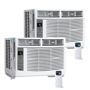 GAOMON 2 Pack 6000 BTU Window Air Conditioner, Cools Up to 250 Sq Ft, Compact Window AC Unit with Remote Control, Energy Efficient, Easy Installation, White