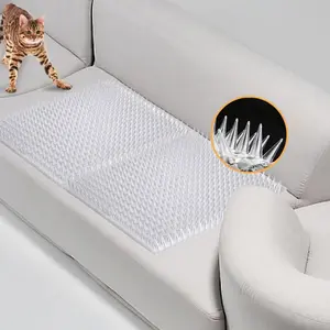 10 Packs Scat Mat for Cats, 13X16 inches Pet Deterrent Spikes, Indoor Outdoor Humane Cat Repellent Fence