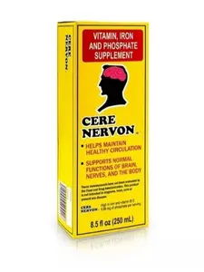 CereNervon Liquid Vitamin Iron and Phosphate Supplement 8.5 fl oz 250 mL from Honduras