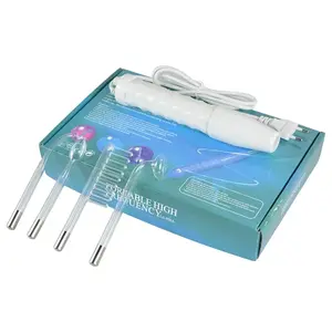 High-Frequency Facial Massager Stick, Portable Home Beauty Tool Kit, New Us Plug Face Skincare Set, Ideal for Daily Use & Travel