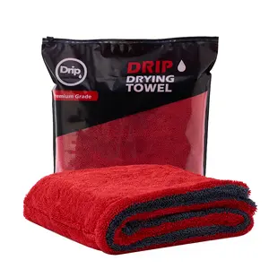 Premium Car Drying Towel - XXL 1400GSM Ultra Absorbent - Twisted Loop Microfiber - Fast Streak Free Drying - Auto Detailing Cloth 90x60cm