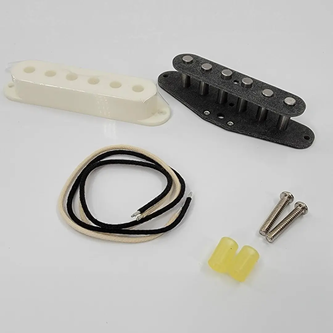 Allparts Custom Stratocaster Pickup Winding Kit - Neck/Bridge, with Tubing, Vintage Magnets for Electric Guitar Musical Accessories