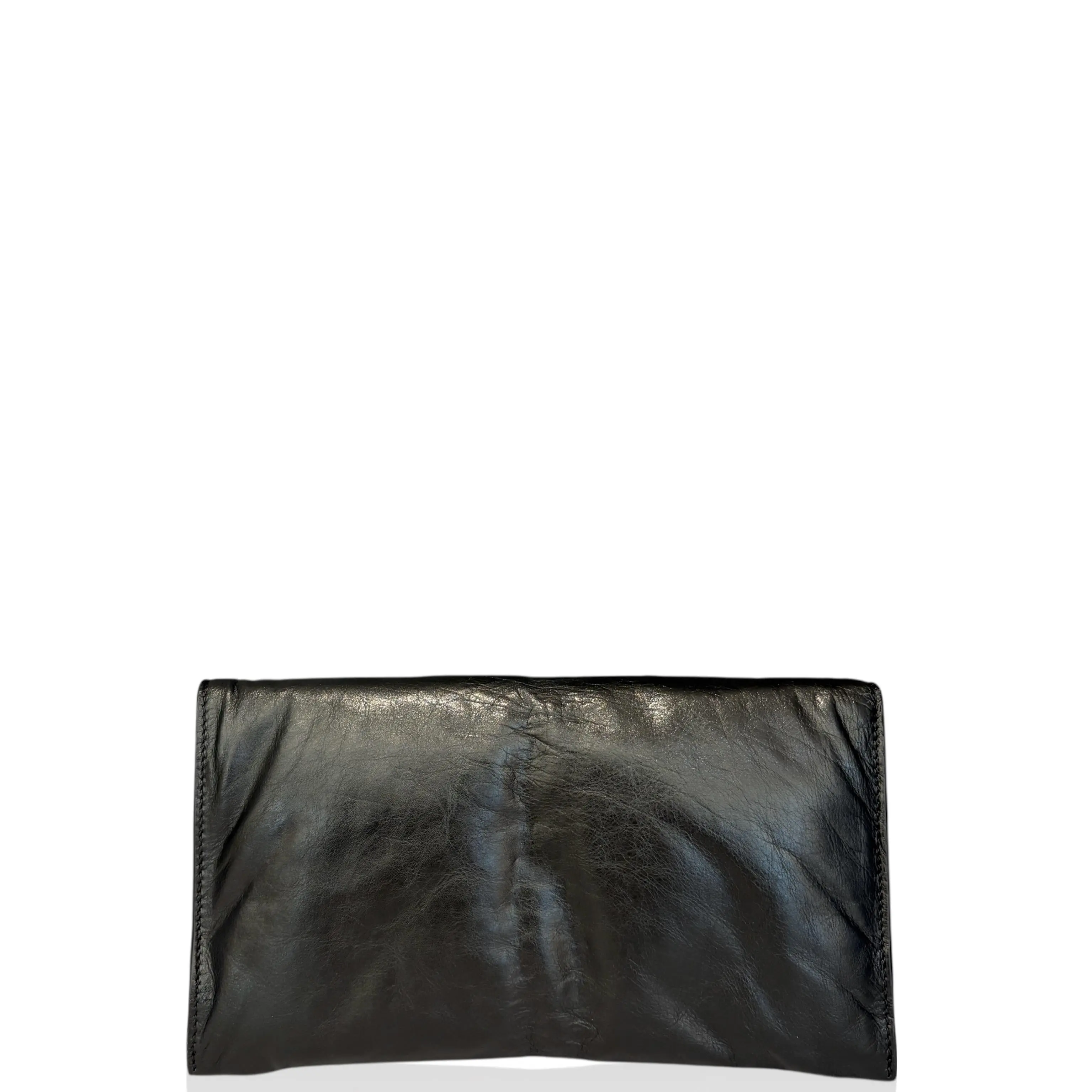 Pre-owned BOTTEGA VENETA Leather clutches & wristlets Clutch Nappa Black (gy020626a7)