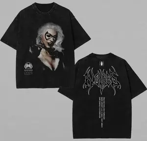 Darcsport Wolves Catwomen workout Oversized Washed Tee,Gym tshirt Gothic Print with Vintage Fade, Brotherhood Statement Piece for Mental Reps – Heavyweight Gym Top, Gift for Gymer, Summer Wear – For Weargraphic tees vacation outfits dailywear Womenswear