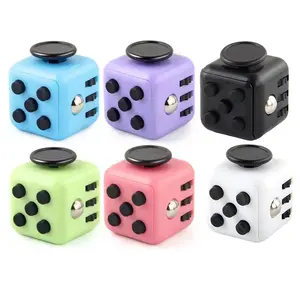 Colorful 6-Sided Press Finger Magic Cube Dice, Novelty Magic Dice Toy, Stress-Relief Sensory Toy, Fingertip Vent Toy, Gift For Children And Adults
