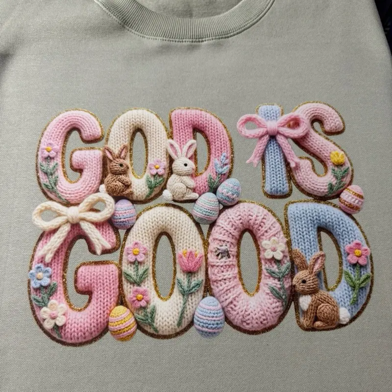 God is good mint sweater God is good mint sweater