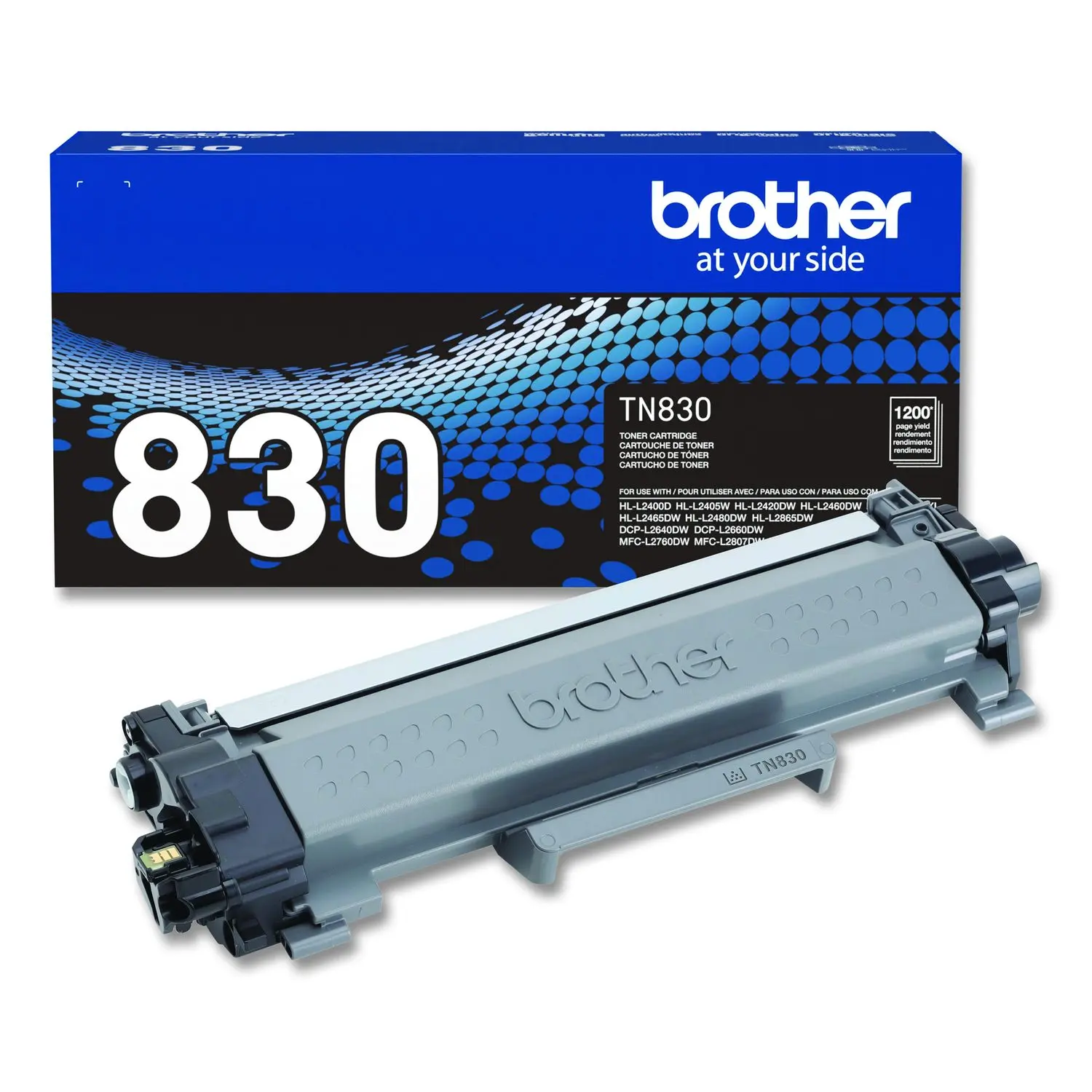 Brother TN830 Toner Cartridge Standard Yield Black