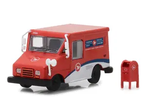 Canada Postal Service - Long Life Postal Mail Delivery Vehicle w/ Mailbox Accessory Diecast 1:64 Scale Model - Greenlight 29889