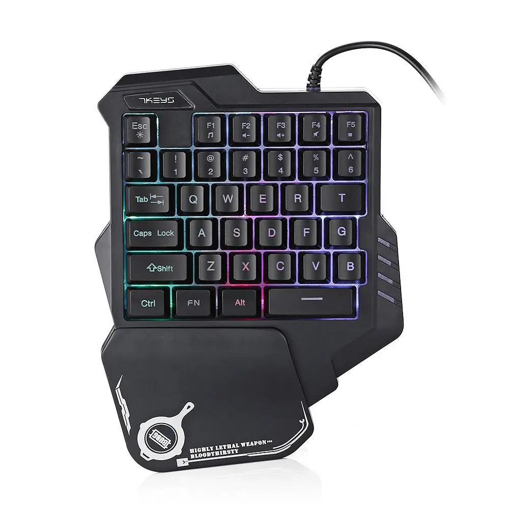 RGB Mini Gaming Keypad with One-Handed Backlit Design