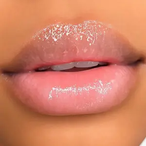 Explozay Stylez I’m Genuine Transparent High Shine Lip Gloss - Hydrating Long-lasting Glossy Finish Baby Pink