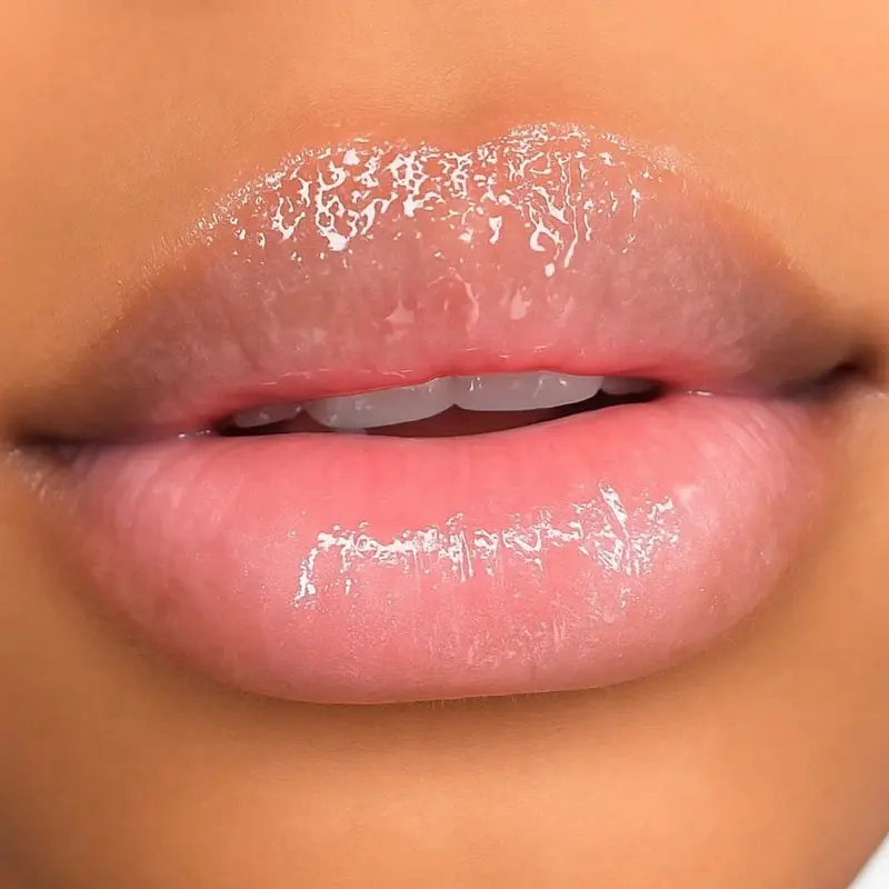 Explozay Stylez I’m Genuine Transparent High Shine Lip Gloss - Hydrating Long-lasting Glossy Finish Baby Pink