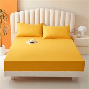 Waterproof Mattress Cover, 2/3 Counts Soft Comfortable Breathable Mattress Protector, Bedding Supplies for Bedroom, Guest Room, Apartment, School, Breathable Mattress Pad