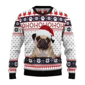Merry Xmas Dog Lover Special Pug Awesome Gift For Christmas Ugly Christmas Sweater