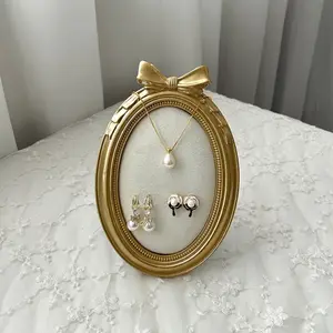 Resin photo frame cloth jewelry storage necklace earrings display rack ornaments