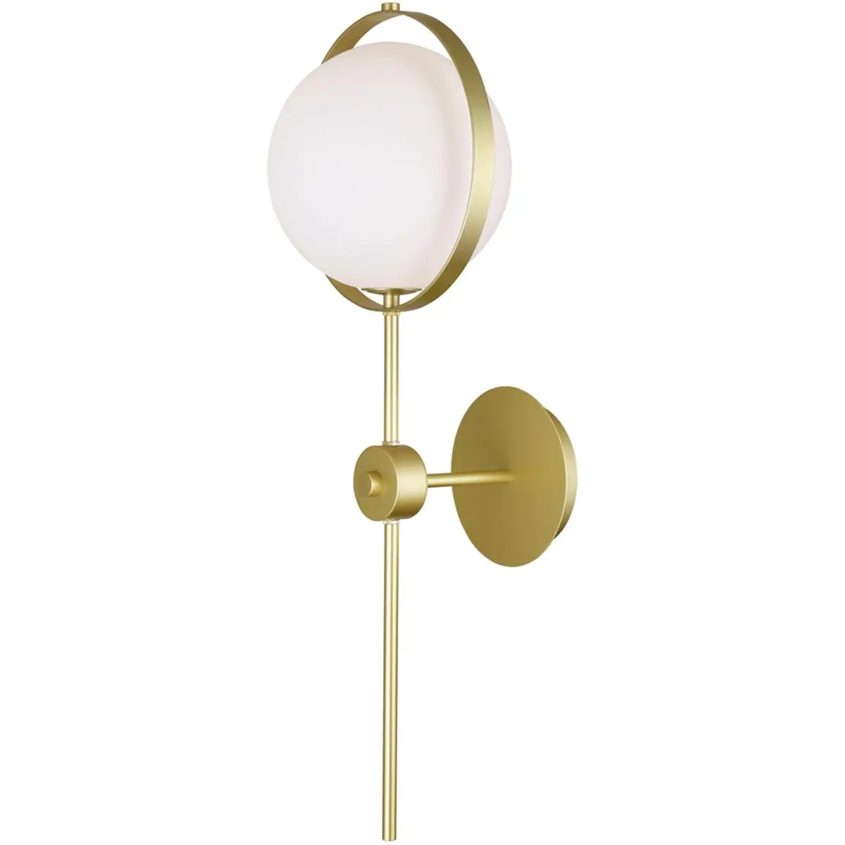 CWI Lighting Da Vinci LED 10 inch Brass Wall Light 1153W10-1-169