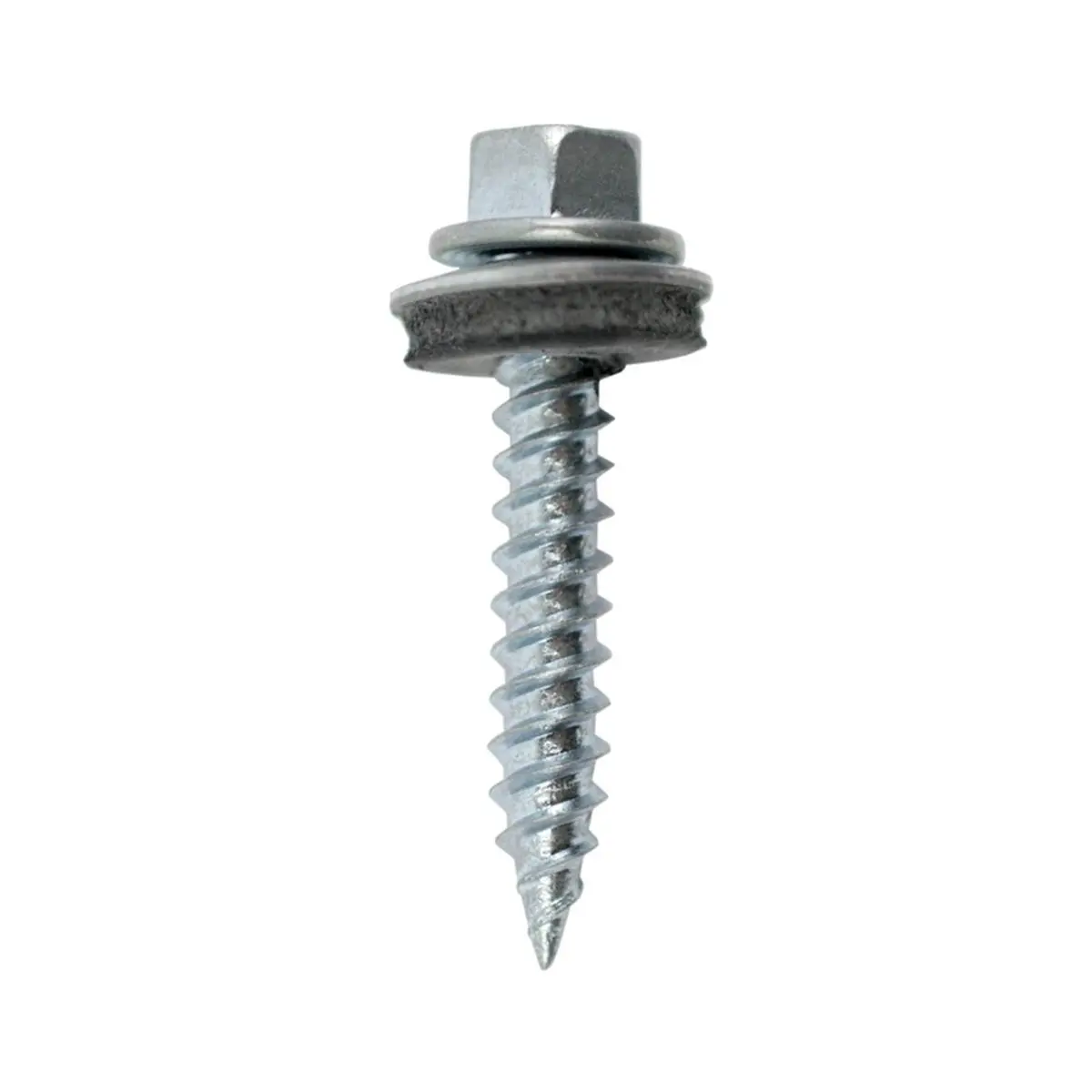 212 MAIN Hex Head Sheet Metal Screws, No. 9 x 1 in, 1 lbs Pack, Fine Thread Zinc-Plated Steel for Easy Driving and Maximum Holding Power, Hex Cap Screws, Hardware, Indoor Use