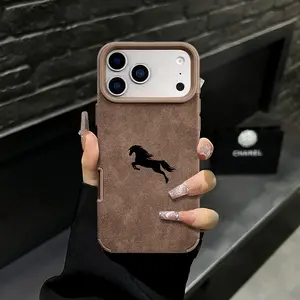 Brown Black Horse Phone Case - Sleek & Powerful for iPhone 17 Pro Max, 16 Pro Max, 15 Pro, 14, 13, 12, 11 Series - Lightweight, Durable and Stylish.