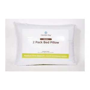 Comfort Bay Twin Pack Bed Pillow