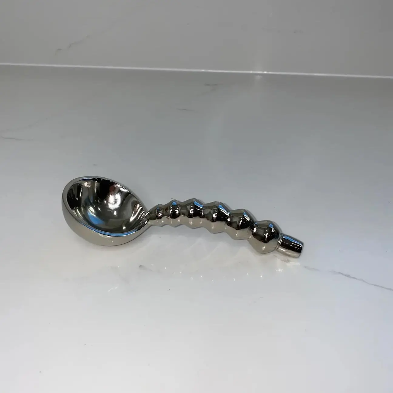 SILVER GILDED BEADED SPOON SILVER GILDED BEADED SPOON
