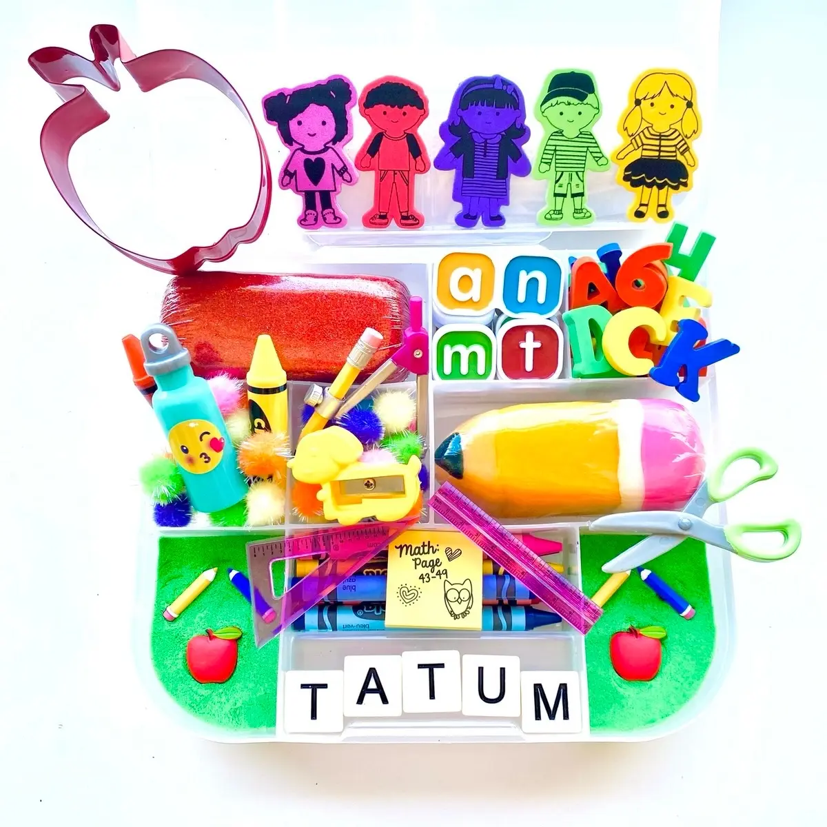 Personalized Back to School Gift, Play Dough Kit, Pre-K Kindergarten Student Box