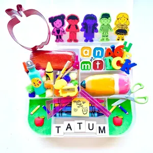 Personalized Back to School Gift, Play Dough Kit, Pre-K Kindergarten Student Box