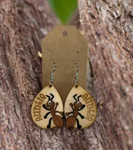 Homemade Insect Earrings