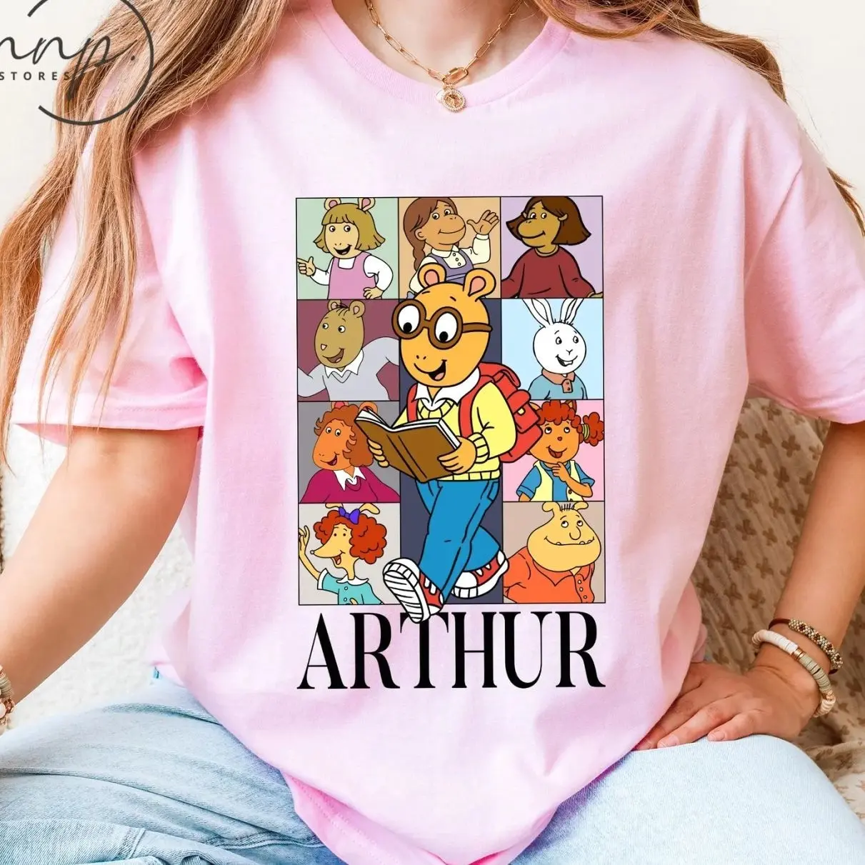 Arthur The Tour Teacher T-Shirt, Meet Me At The Library Tee, Children's Book Teacher Gift, Kindergarten Teacher Sweatshirt 0