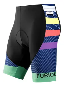 Men’s cycling shorts with stylish prints, quick-drying and breathable mountain bike shorts with padding—ideal for outdoor sports, comfortable and lightweight.