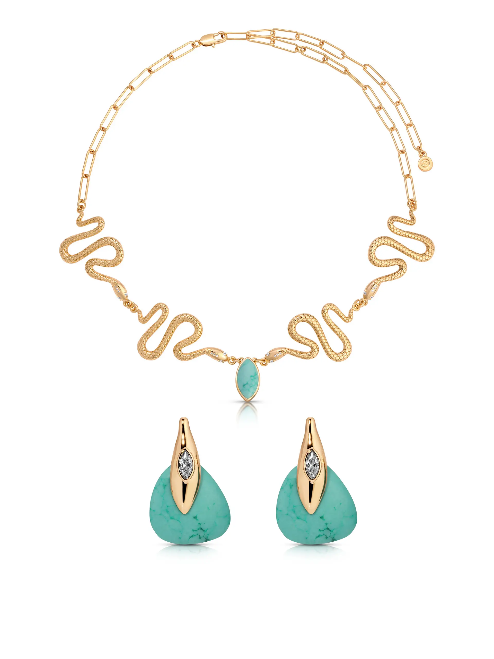 Turquoise Snake Solstice Set Jewelry Gift Set Jewelry Set