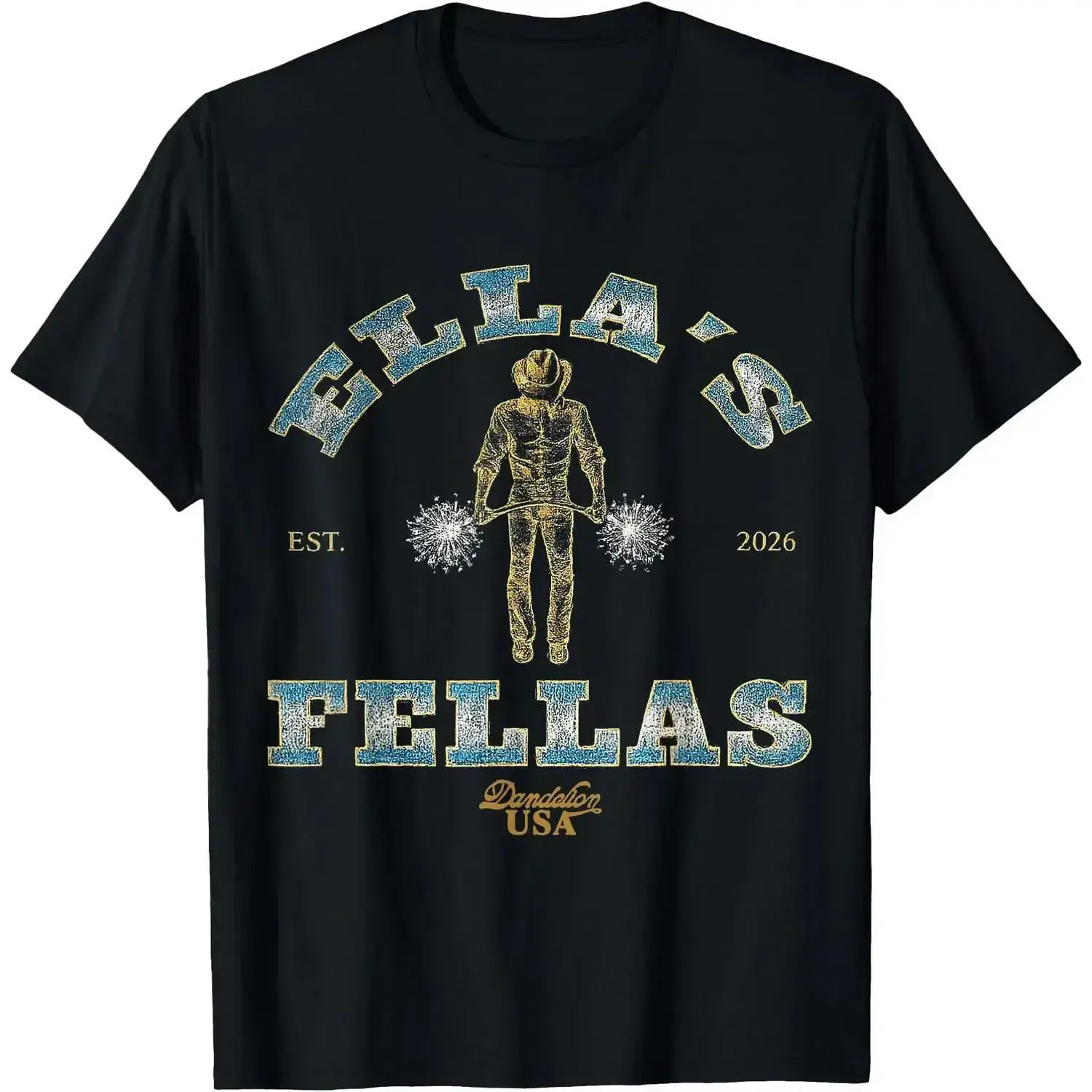 Fellas Ellas Shirt Ella Fella T-Shirt, Memorial Day, for adults, street casual look, active lifestyle, all-day comfort, Martin Luther King Jr. Day