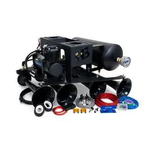 Conductor's Special 232 Spare Tire Delete Train Horn Kit | 2-Gallon 150 PSI | 12-Volt | Perfect for Trucks & SUVs