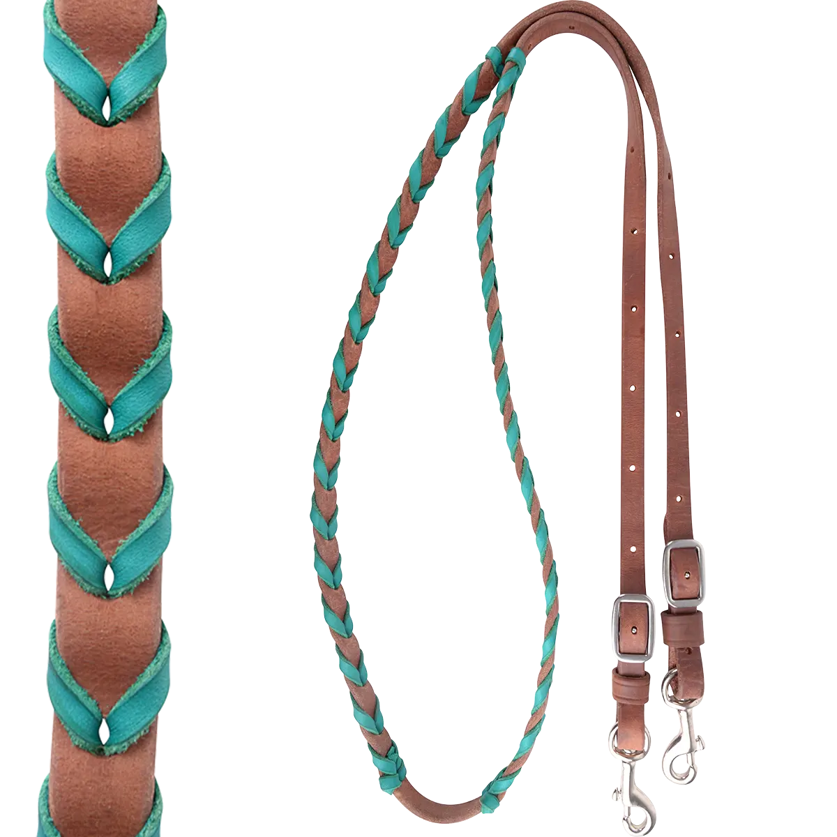 Martin Latigo Laced Barrel Reins 5/8" Martin Latigo Laced Barrel Reins 5/8"