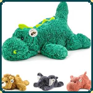 16" |   2 Pounds Green Dinosaur Weighted Stuffed Animals,Sensory Comfort Plush Throw Pillow Toy,Kawaii Plushies Hugging Toy Gifts for Kids & Adults (Dinosaur, 16 inch 2 Pounds)(Gag Toys & Practical Jokes)(Gag Toys & Practical Jokes)