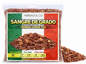 5oz Sangre de Drago Tea Dragon's blood Mexican Herb 100% Natural Hojas de Sangre de Drago Croton lechleri sangregada Herbal tea Non-GMO, IMPORTED FROM MEXICO