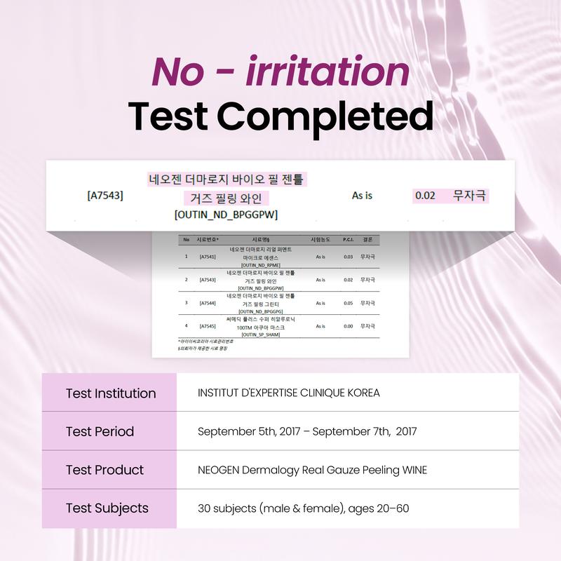 [NEOGEN Official] Bio-peel Gauze Peeling Pads Wine 6.76 Fl Oz / 30 Pads