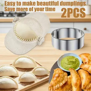 Beginner Kitchen Set for New Moms, Easy Dumpling Making Kit, Fun Parent-Child Interaction, No Complex Folding Techniques Needed, Dumpling Making Tools