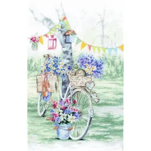 Counted Cross Stitch Kit Bike Leti971